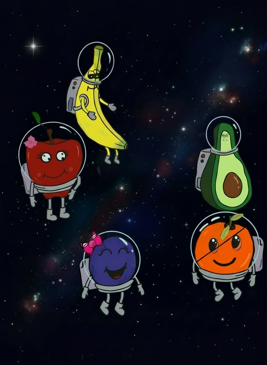 Fruits in space